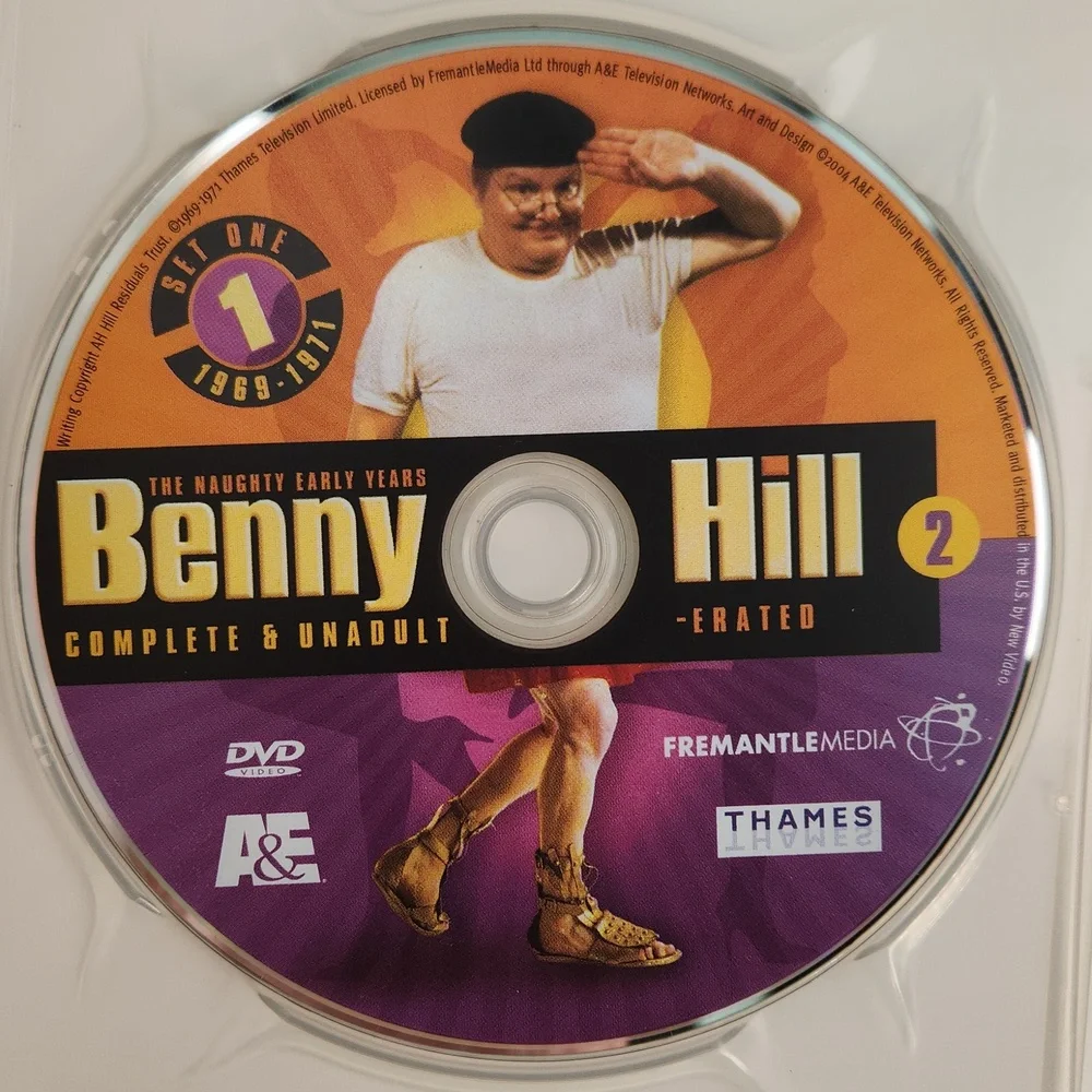BENNY HILL The Naughty Early Years Complete and Unadulterated 3 DVD set - Picture 8 of 17